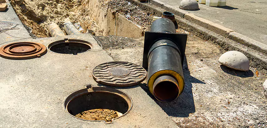 Lateral Sewer Line Replacement in Elk Plain